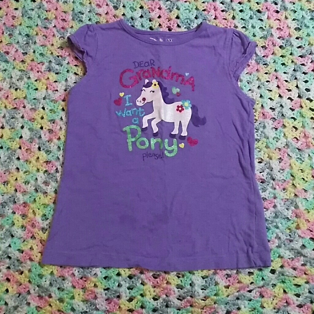 Purple pony shirt